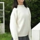 thumbnail image 2 of Suéter Para Niños Otoño Invierno Niños Cuello Redondo Jersey Suéter Blanco Odeerbi LM103-6439, 2 of 5
