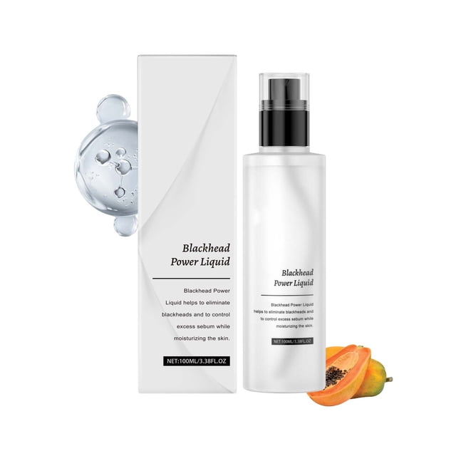 Suero para eliminar puntos negros con ácido salicílico que limpia los poros. Suero exfoliante e hidratante para el cuidado facial. Suaviza fácilmente la piel. 100 ml.