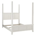 thumbnail image 4 of Homestyles Naples Wood Poster Bed-Color:White,Size:Queen, 4 of 4