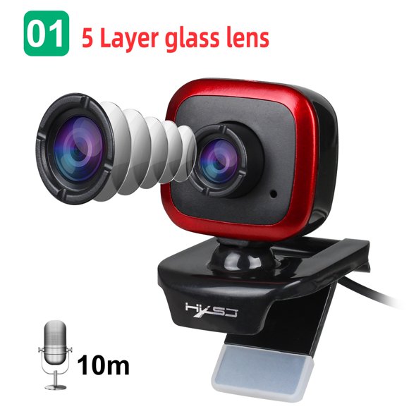 480p HD Camera, 360 Degree Rotation Webcam, CC2000, Aim, Web Conference, ICQ, MSN Messenger, Yahoo Messenger, Skype, Etc