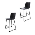 thumbnail image 1 of Set de 2 Bancos Mundo In Minimalistas para Barra Negro, 1 of 8
