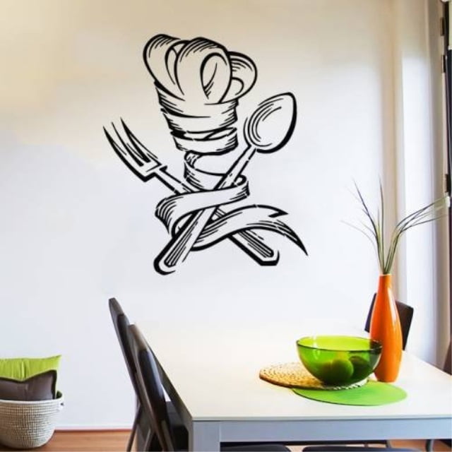wall decals latware chef decal vinyl sticker home decor interior design