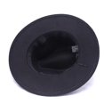 thumbnail image 4 of Sombrero Fedora de Ala Ancha para Mujer Shaofei Fieltro Color Café, 4 of 4