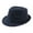 02_Navy, variant on HNMKIU Classic Fedora Hat for Men and Women Style Wide Brim Dress Hat for Outdoor Events and Daily Fashion Womens Hats 02_Coffee,One Size