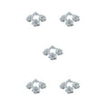 thumbnail image 1 of serony 50pack/lot Multi-color Fabric For Wide Application In Weddings And Parties Made Of Fabric Fiber Realistic Appearance Silver 4.5cm 5Set, 1 of 6