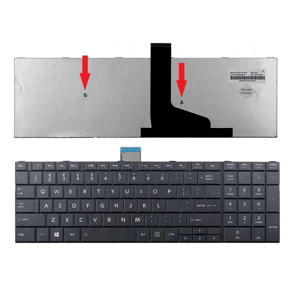 Nouveau Toshiba Satellite L70 L70-B L70D-B L70T-B L70DT-B US Clavier Anglais