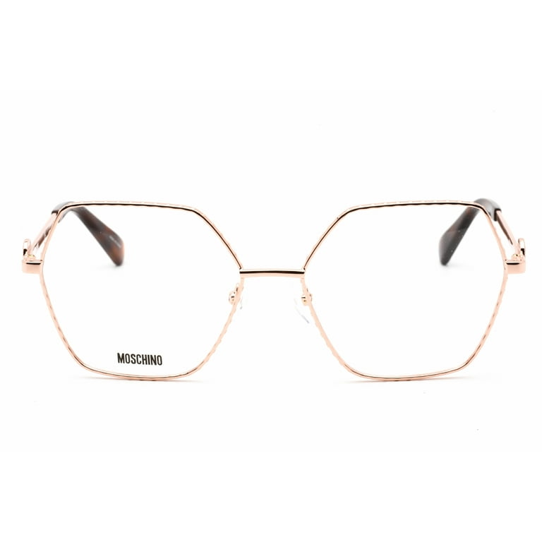 Moschino 不規則フレムメカネ MOS593 DDB MOSCHINO MOS593-DDB-54 Eyeglasses Size 54mm 16mm 140mm gold
