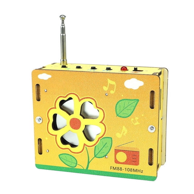 Educational Children Toys DIY Mini Radio Need To Bring Two AA Batteries