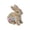 #10, variant on Fwttom 5" Resin Easter Bunny Wicker-Like Spring Rabbitt Decorative Crafts Sculptures Outdoor Indoor Decoration for Garden Home