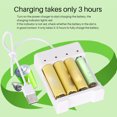 thumbnail image 2 of Station de Charge Rapide USB 4 Slots Chargeur de Pile AAA et AA Station de Pile Rechargeable, 2 of 8