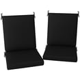 thumbnail image 1 of Outsunny 2 PC Outdoor Chair Cushions, Yarn-Dyed Polyester Outdoor Cushions, 1 of 10