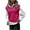 Hot Pink, variant on Holloyiver Womens V Neck Sweater Vest Sleeveless Pullover Crop Sweater Vest Oversized Loose Knit Tops Cable Sleeveless Sweater M-3XL