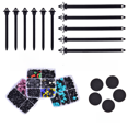 thumbnail image 3 of Kit de reparación de parachoques de coche universal a presión, 723 piezas, en caja, juego de tornillos a presión, 3 of 4