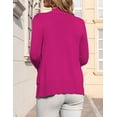 thumbnail image 6 of a.Jesdani Women's Cardigan Classic Casual Lightweight Knit Cardigan Sweaters with Pockets Rose L, 6 of 15