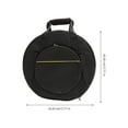 thumbnail image 2 of WEAVILUX 1Pack Portable Snare Drum Bag for Travel and Storage 40x40 in, 2 of 8