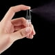 thumbnail image 3 of 30 frascos de vidrio transparente de 5 ml con atomizador de niebla fina, vacíos, para viaje, con tapa de bomba negra., 3 of 9