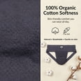 thumbnail image 4 of KNK Organic Cotton Jockstrap Gym Supporter – 3” Waistband, Soft & Durable, Grey S, 4 of 5