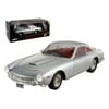 Ferrari 250 GT Berlinetta Lusso RHD (Right Hand Drive) (Eric Clapton's Car) Silver with Red Interior "Elite Edition" Series 1/18 Diecast Model Car by Hot Wheels