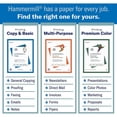 thumbnail image 3 of Impresora Paper Hammermill Premium Color, 28 libras, 8,5 x 11 cm, 1 resma, 3 of 7