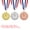 Gold/Silver/Bronze, variant on Uxcell Award Metal, Winner Award Medals Prize with Neck Ribbon Red White Blue Gold