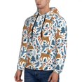 thumbnail image 2 of Hoodies for Men - winter Scarf deer Long Sleeve Comfrt Men'S Fashion Hoodies & Sweatshirts, Sweatshirts for Men Hoodies Pullover Clothing Clothes with Pouch, 2 of 7