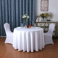 thumbnail image 4 of Guardoinrt Nappe Ronde Solide Couverture de Table en Polyester Banquet Dîner Ornements, 4 of 5