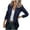 Navy, variant on Odeerbi Blazer for Women Thin Button 2025 Long Sleeve Tops Blouse Shirt Autumn Models Solid Small Suit Top Brown Refer to Size Chart In Description