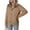 Khaki, variant on BLTIBY Women's Lightweight Diamond Quilted Jacket Winter Lapel Open Front Button Down Puffer Casual Coat Cardigan Outwear with Pockets Beige XL