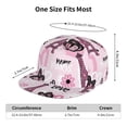 thumbnail image 6 of Gaeub Eiffel Tower and Butterflies Flat Bill Snapback Hats Baseball Caps with Adjustable for Running Workouts and Outdoor Activities, 6 of 9