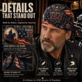 thumbnail image 4 of America 250th Cycling Pirate Hat/Biker Headwrap, 250th Anniversary Motorcycle Bandana, Cool Biker Skull Caps, 4 of 9