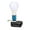 Blue ball, variant on LED Lamp For Makita For Bosch For Dewalt For Milwaukee 14.4-20V Li-ion Battery Replacable Desk Lamp 1200lumen 12W Adapter Tool