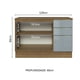 thumbnail image 3 of Gabinete Bajo Cocina Madesa Lux 120cm Con Encimera MG, 3 of 5
