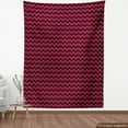 thumbnail image 3 of Aztec Sofa Upholstery Fabric by the Yard, Prehistoric Ornaments Chevron Pattern in Warm Tones Print, Decorative Fabric for DIY and Home Accents, Maroon Multicolor by Ambesonne, 3 of 4