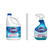 Clorox Disinfecting Bleach 121 oz & Bathroom Bleach Foamer Spray - Ocean Mist 30 oz