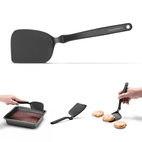 Dreamfarm Mini Chopula Spatula with Strong Chopping Edge - Black