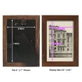 thumbnail image 4 of Vintage Views of Venice III - Framed Print w/glass - Chestnut, 4 of 8
