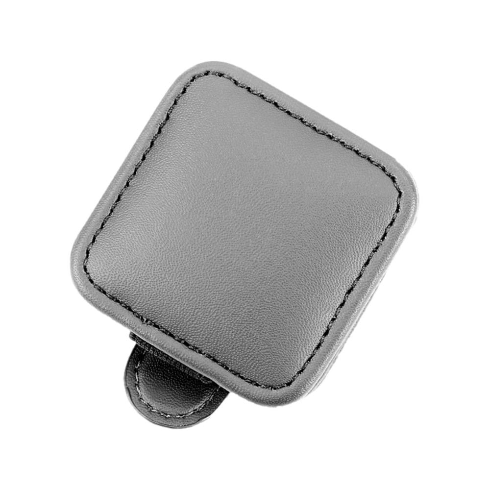 Sunglass Holder For Car PU Leather Visor Clip For Sunglasses