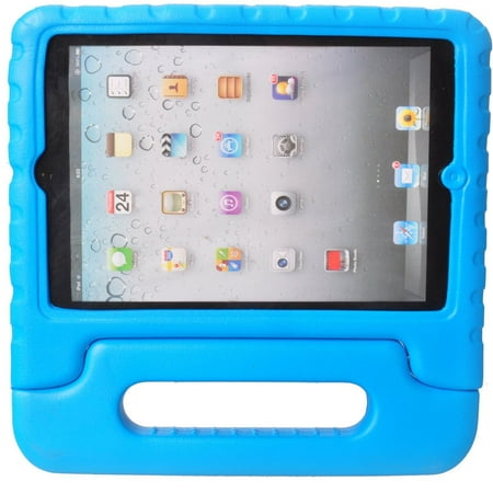 TekDeals iPad 2 3 4 Case for Kids Shock Proof Drop Proof Heavy Duty Foam Case Handle Cover