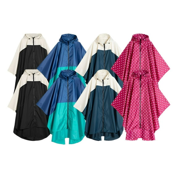 TELOLY 4Pcs Rain Coats for Women,Variety of Styles Rain Jacket Women,Caters to Diverse Fashion Preferences Raincoat for Women,Style2