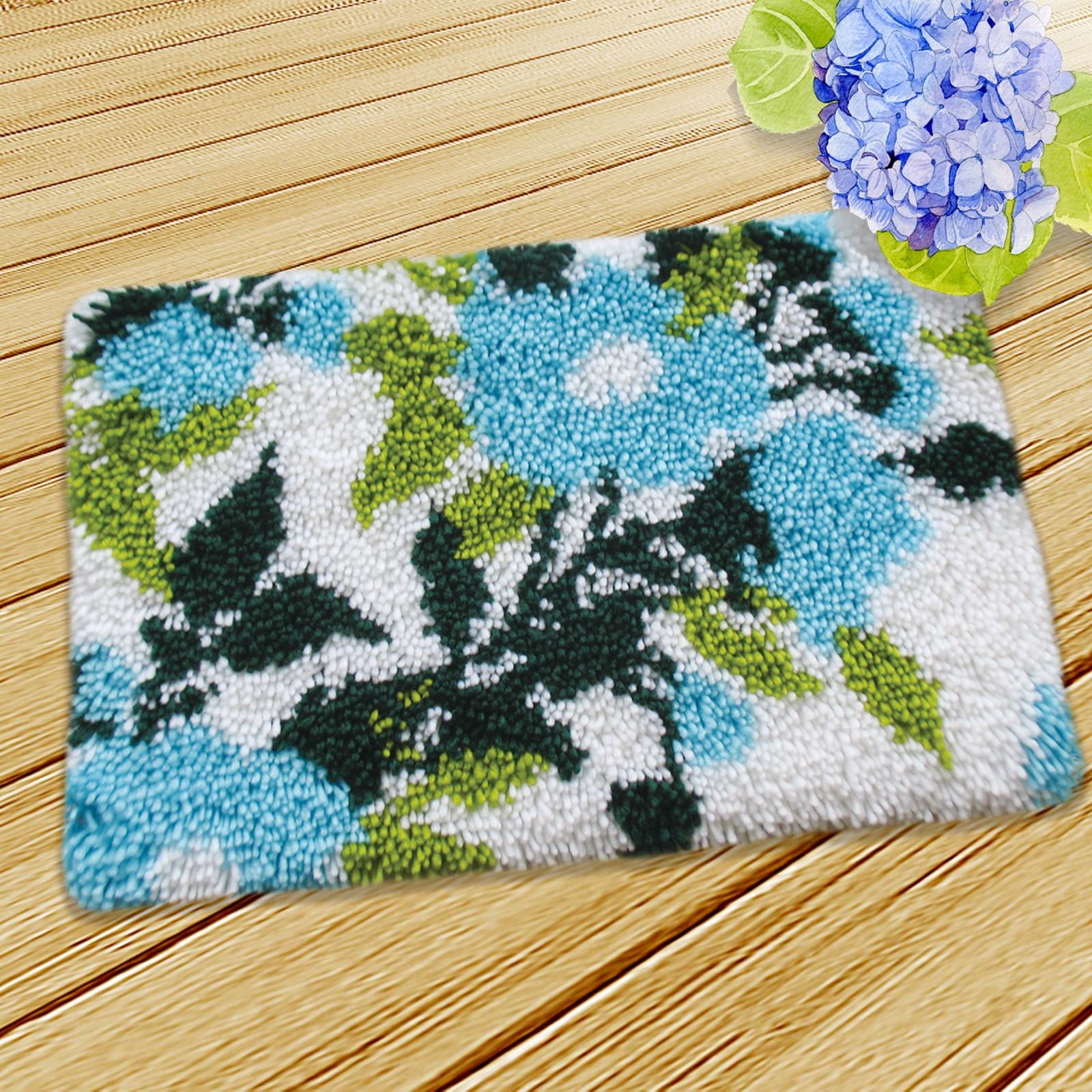 Latch Hook Rug Kits Carpet Embroidery Blanket Crochet Yarn for