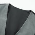 thumbnail image 6 of Mens Dress Suit Vests Button-Down V Neck Sleeveless Business Work Waistcoats with Pockets Formal Solid Slim Vest for Suits or Tuxedos, 6 of 8