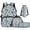 Blue Bass Fish Camo, variant on Binienty Drip Baseball Boys School Backpack With Lunchbox Set For Boys 7-8 Zipped Book Bag Insulated Lunchbag Pen Case Organizer Kids Rucksack Daypack
