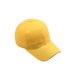 thumbnail image 2 of Sonducket Gorra Unisex de 1 Uds., gorra de béisbol de algodón lisa informal, gorra ajustable con Cierre trasero para mujeres y hombres, gorra de Hip Hop, Sombreros amarillo Sonducket AP1291-09B, 2 of 6