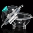 thumbnail image 3 of YANI -4 Pack 2 Large Round Ice Cube Tray Ball Maker Molds Jumbo Ice Balls For Drinks, 3 of 6