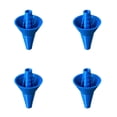 thumbnail image 3 of Gytml Bottle Transfer Connector Funnel 4 Pack Universal Funnel Adapter Household Liquid Pouring Tool For Bottle Container Transfer(Blue-4PCS), 3 of 5