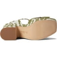 thumbnail image 4 of Sam Edelman Trianna Green Square Open Toe Block Heel Ankle Strap Heeled Sandal (GREEN, 10.5), 4 of 6
