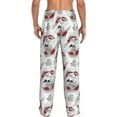 thumbnail image 3 of Xecao Koi Fish Men's Straight Lounge Pajama Pants: The Ultimate in Comfortable Sleepwear, 3 of 9