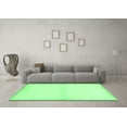 thumbnail image 3 of Ahgly Company Indoor Rectangle Solid Emerald Green Modern Area Rugs, 2' x 5', 3 of 4
