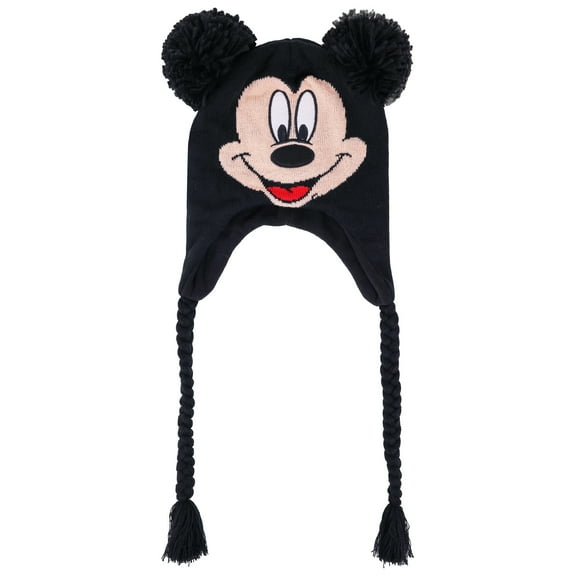 Mickey Mouse Big Face 3D Pom Ears Peruvian