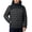 #519-Black, variant on Men Lightweight Packable Hooded Puffer Jacket Color Block Quilted Winter Insulated Coat Army Green XL Gift